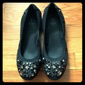 Rhinestone ballet flats